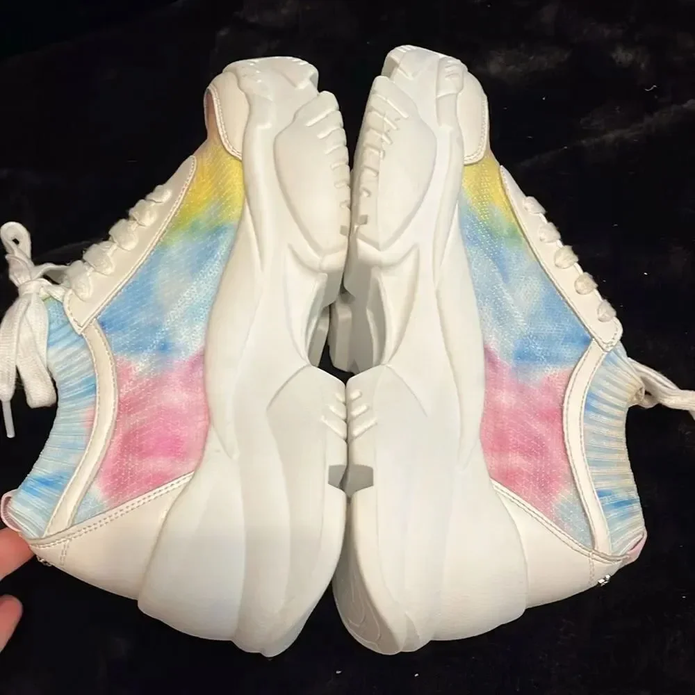 Juicy Couture Tie-Dye Platform Sneakers